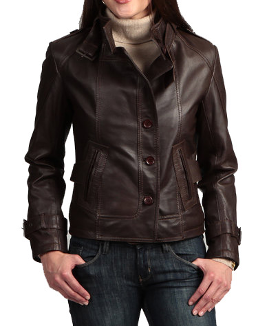 Women Brown Leather Jacket, Brown Biker Jacket For Women, Leather Jacket Women